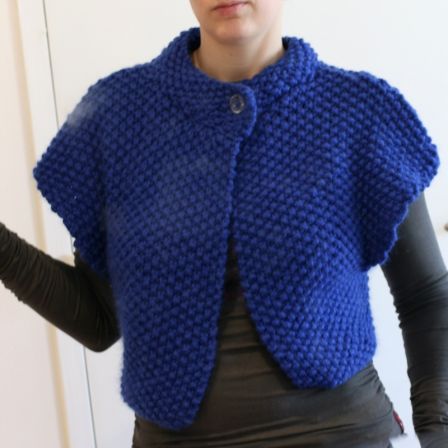 Petit boléro marin Knit it book n°41
