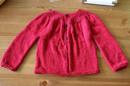 Cardigan à empiècement arrondi TIPB