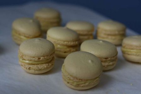 Macarons citron vert - gingembre
