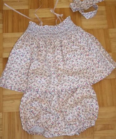 Ensemble à smocks