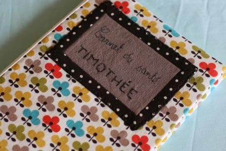 Protège carnet de santé personnalisé