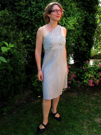 Robe asymétrique Burda Tendances Mode 2009/12
